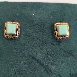 Sterling Silver Turquoise Post Earrings